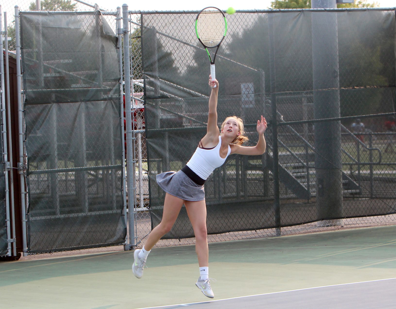 Menomonie at Chippewa Falls girls tennis 9-15-20